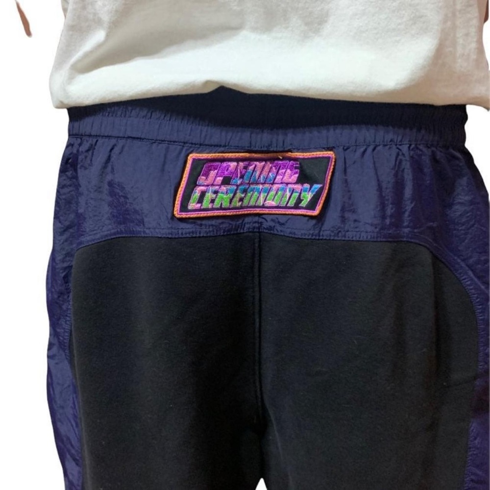 Opening Ceremony navy and black jogger pants